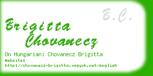 brigitta chovanecz business card